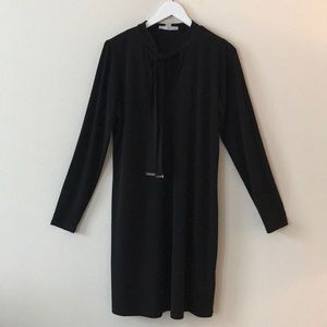 Michael Kors L/S Jersey Dress with Neck Tie